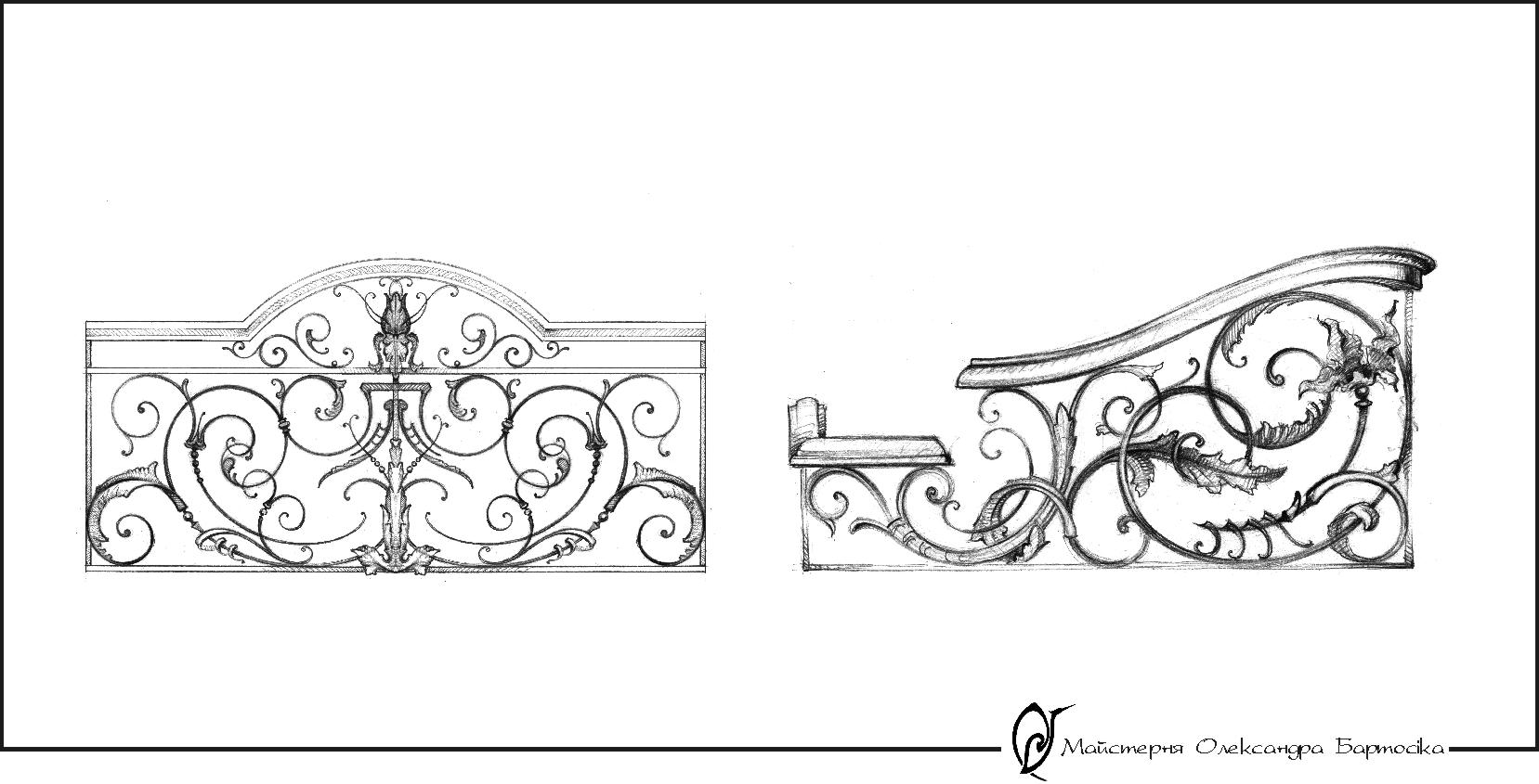 Калейдоскоп-Ескіз внутрішніх балконів